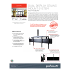 Sidev - Support plafond pour 2 ee