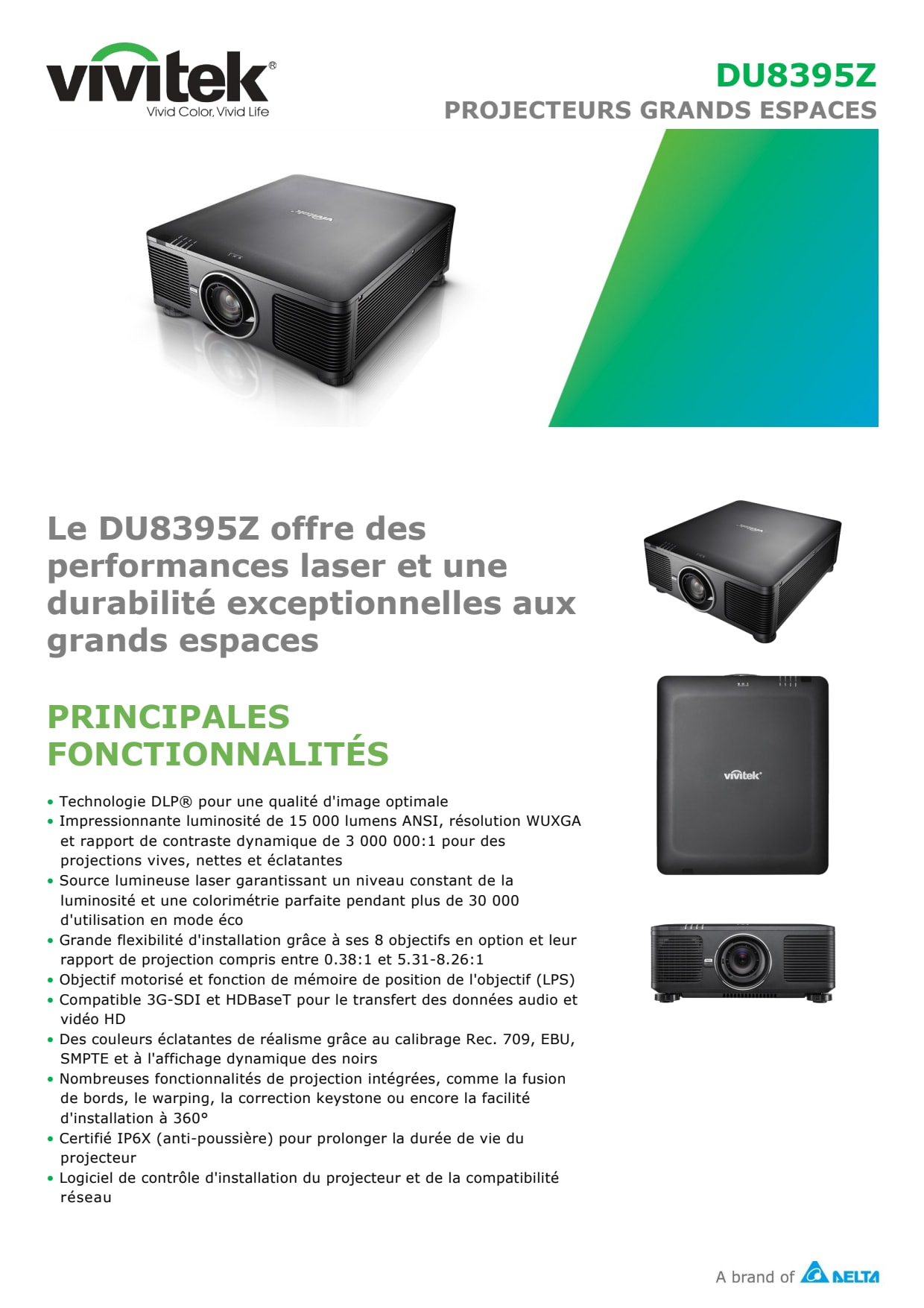 Sidev - Le DU8395Z offre des performan