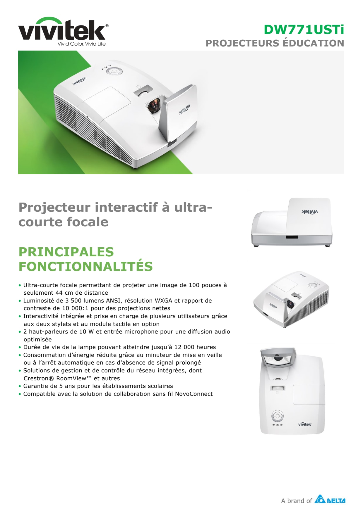Sidev - Videoprojecteur DLP 350