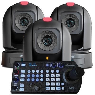 Sidev - 3x P240 Noir et 1x Clavier PTZ