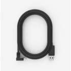Sidev - USB-C vers USB-A noir (2 m)