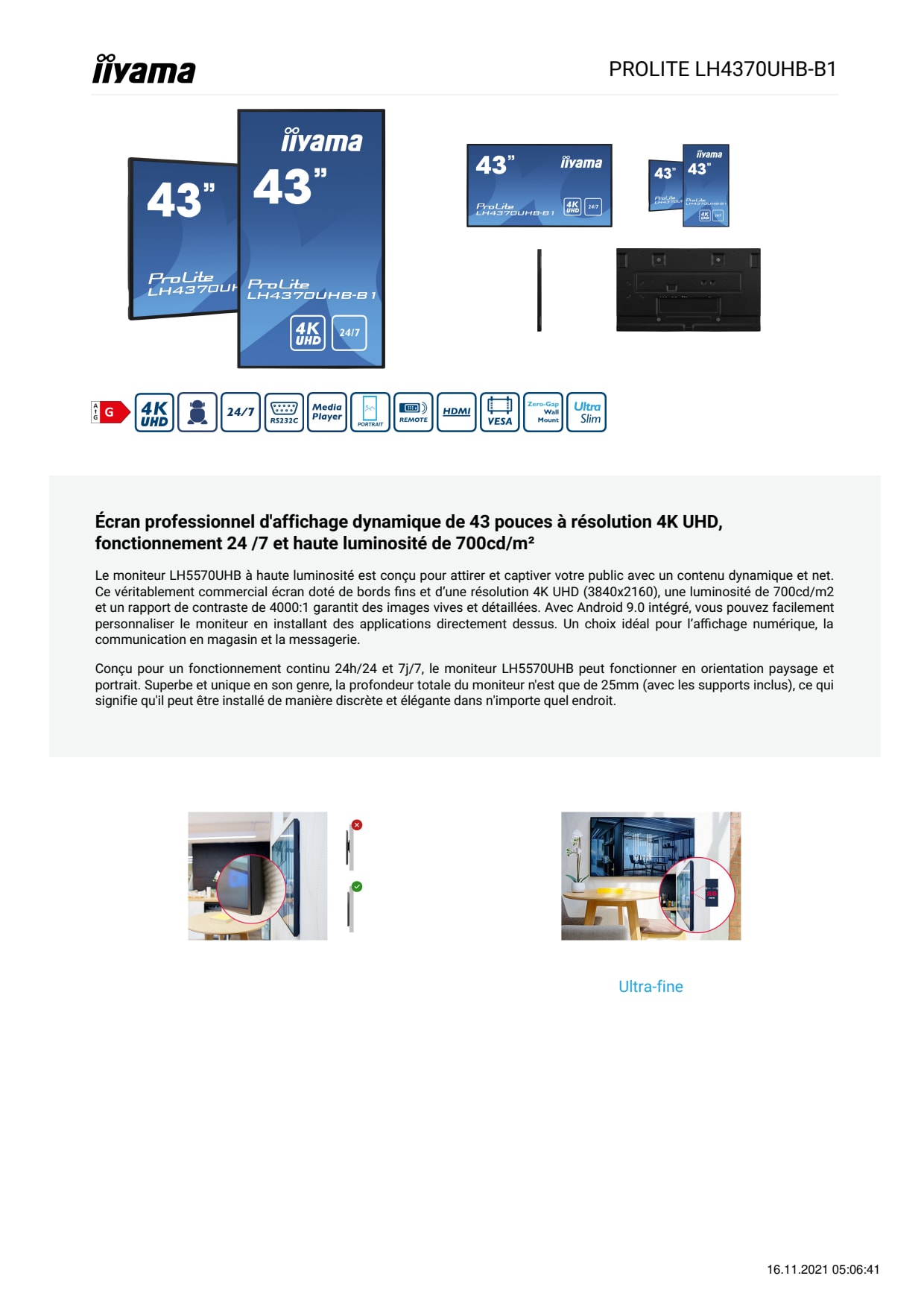 Sidev - ecran professionnel d