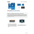 Sidev - Moniteur 75'' pour