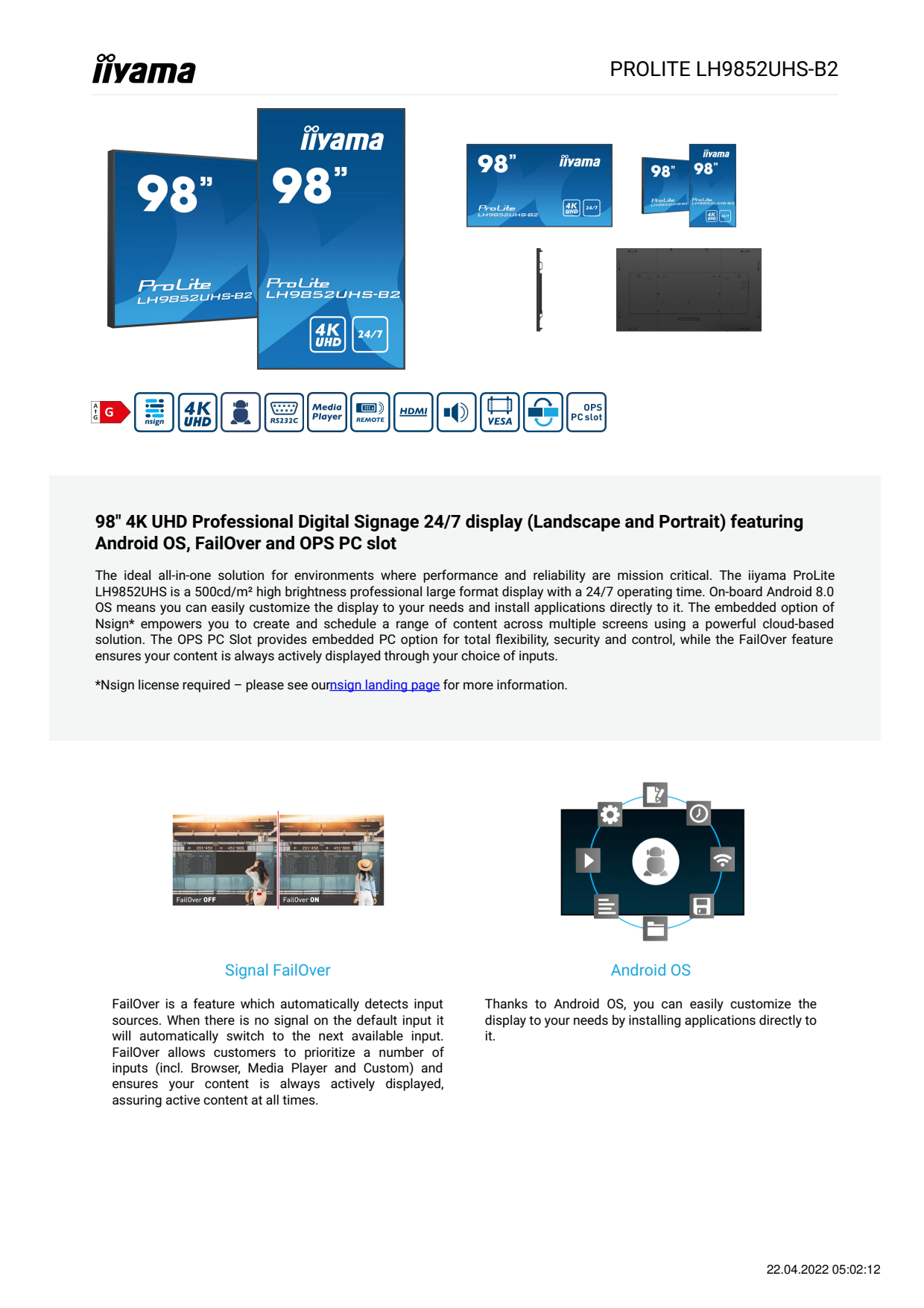 Sidev - Moniteur professionnel 98ersqu