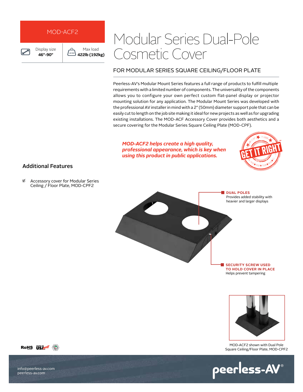 Sidev - Accessoire - Cache platine MOD