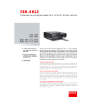 Sidev - F80-4K12 Projecteur au phospho