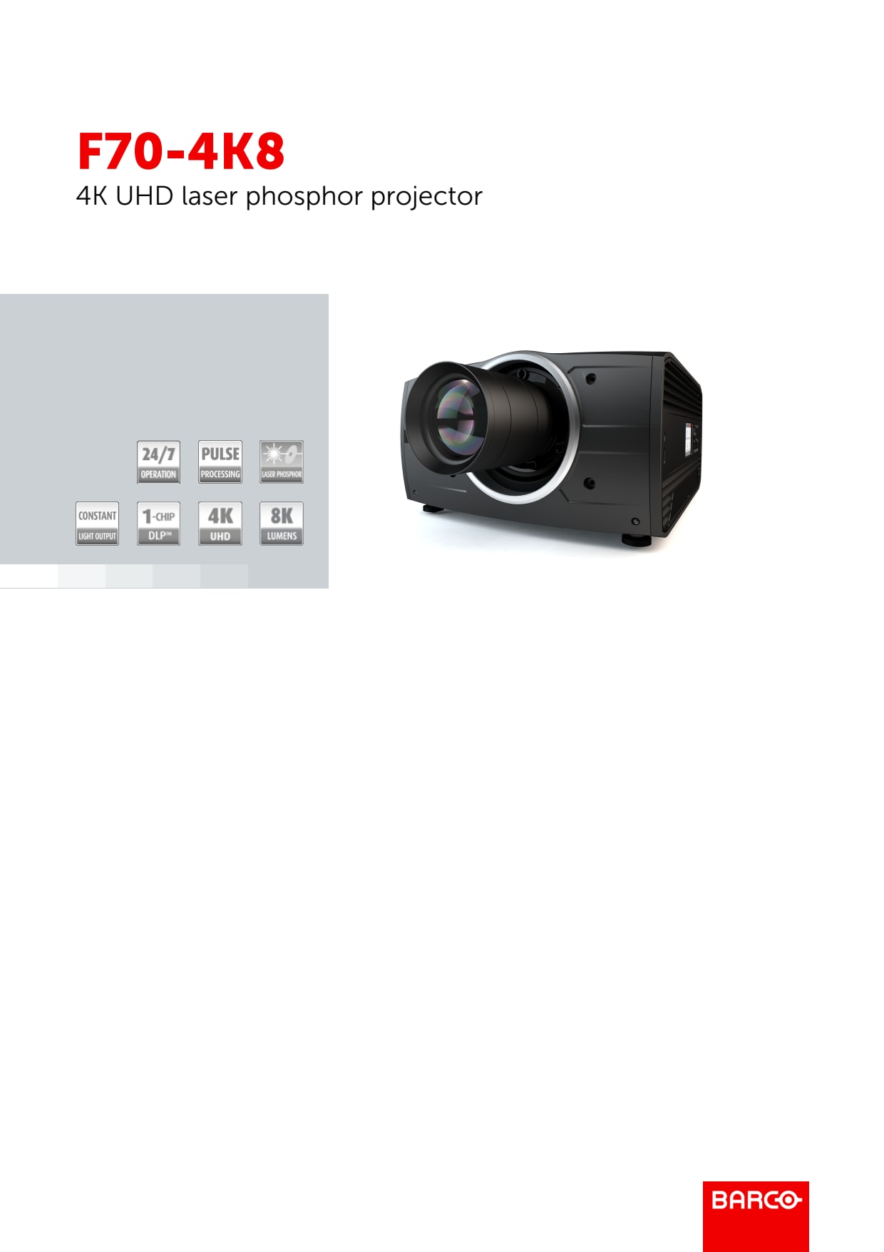 Sidev - Videoprojecteur Laser 8