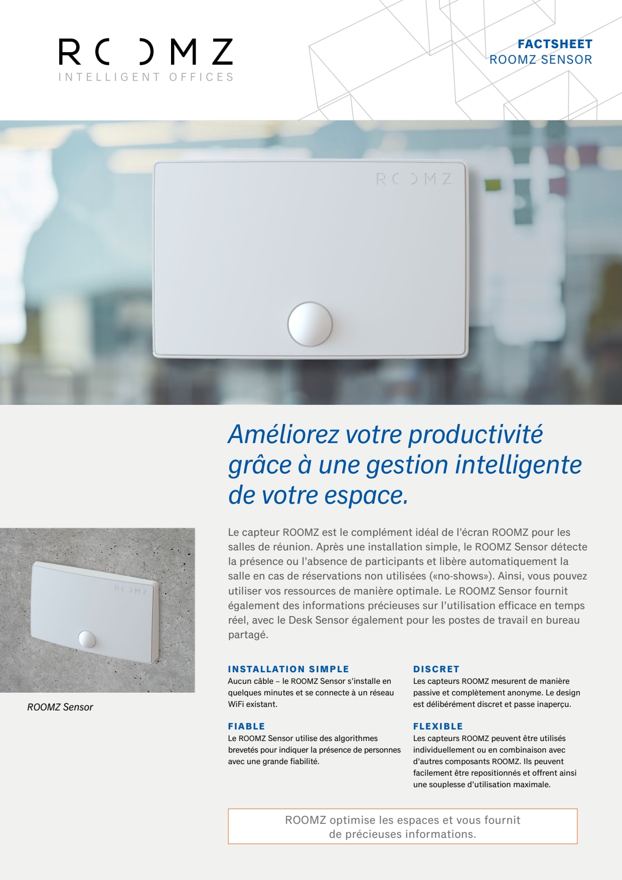 Sidev - Capteur de salle sans licence