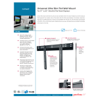 Sidev - Support mural plat pour e