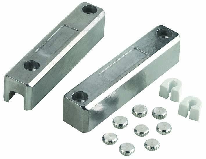 Elkron - 2 X Contacts Porte Metal