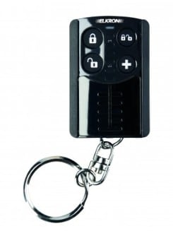 Elkron - Télécommande 4 boutons pour système d'alarme anti-intrusion Egon préprogrammé
