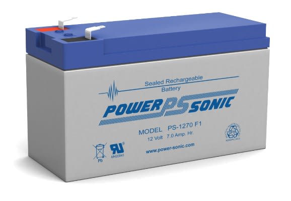 Elkron - Batterie powersonic  7ah  12 volts  dim