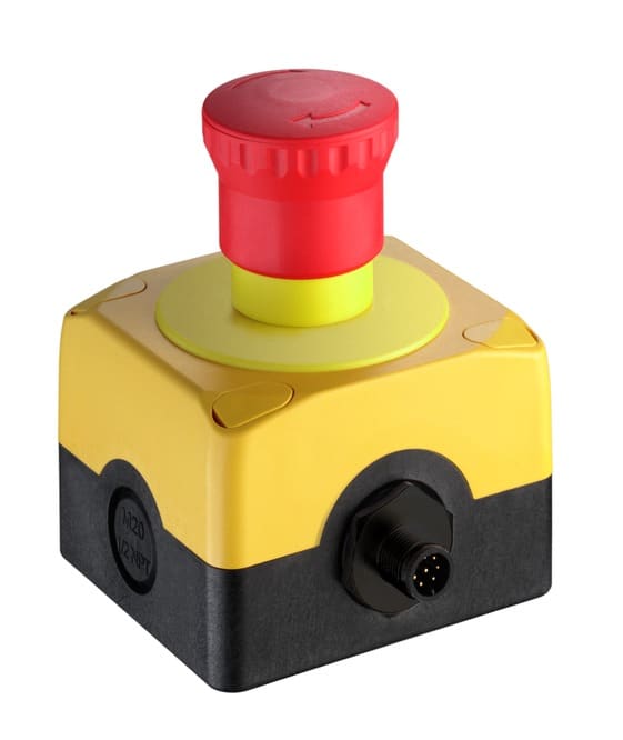 Leuze Electronic - ESB200-8TR-M12p Attribution des contacts: 2NF Entrée de câble: , M12 Connexion: