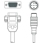 Leuze Electronic - KB-ROD4 plus-5000 Connexion 1: Sub-D, Prise femelle, Axiale, 9 pôles Connexion 2