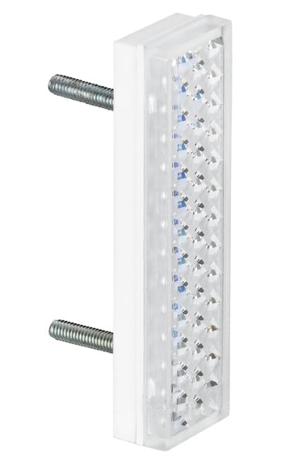 Leuze Electronic - TKS 20x75 Forme: Rectangulaire Taille des prismes triples: 2,6 mm Surface réfléc
