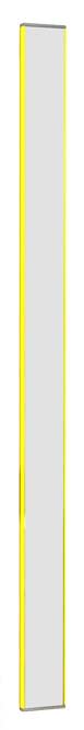 Leuze Electronic - US 60-150W Dimensions: 25 mm x 68 mm x 220 mm Adapté pour: Lecteurs stationnaire