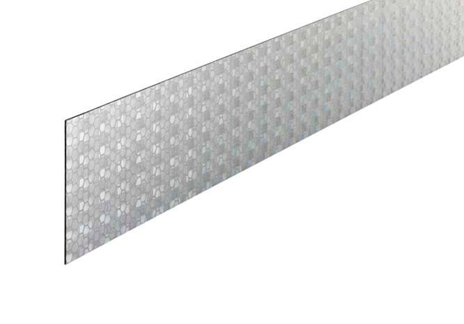 Leuze Electronic - REF 4-A-15x120 Forme: Rectangulaire Surface réfléchissante: 15 mm x 120 mm Matér