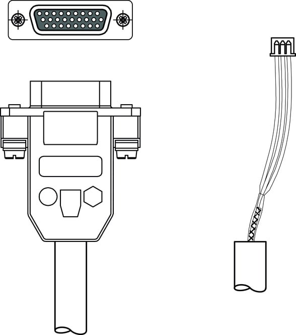 Leuze Electronic - KB 900-500-MA 921-MA200i Adapté pour: Lecteurs de codes à barres, série BCL 900i