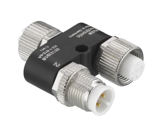 Leuze Electronic - YV U-DDS-25-25-25-X01 Nombre de connexions: 3 pièce(s) Connexion 1: Connecteur r