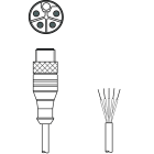 Leuze Electronic - KD PL-M12-5A-P0-050 Adapté pour: MD 748i Connexion 1: Connecteur rond, M12, Axia