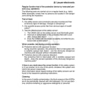 Leuze Electronic - Safety Sticker Set Consignes de sécurité « Contrôle régulier du fonctionnement d