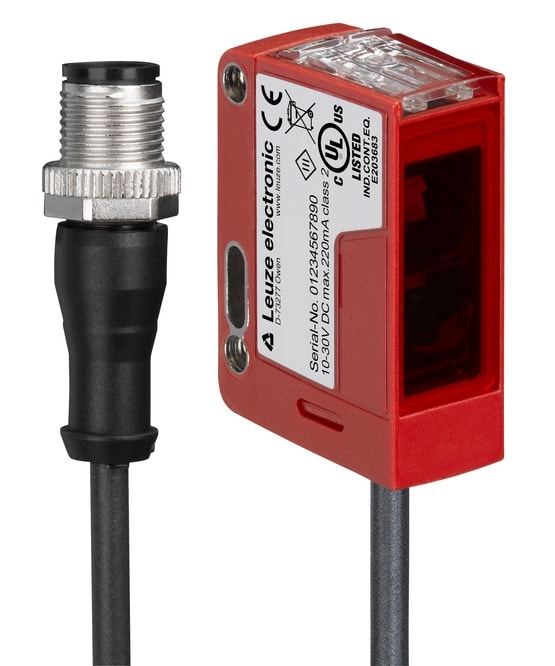 Leuze Electronic - DRT25C.3/LT-200-M12 Modèle spécial: Entrée d'apprentissage Source lumineuse: LED