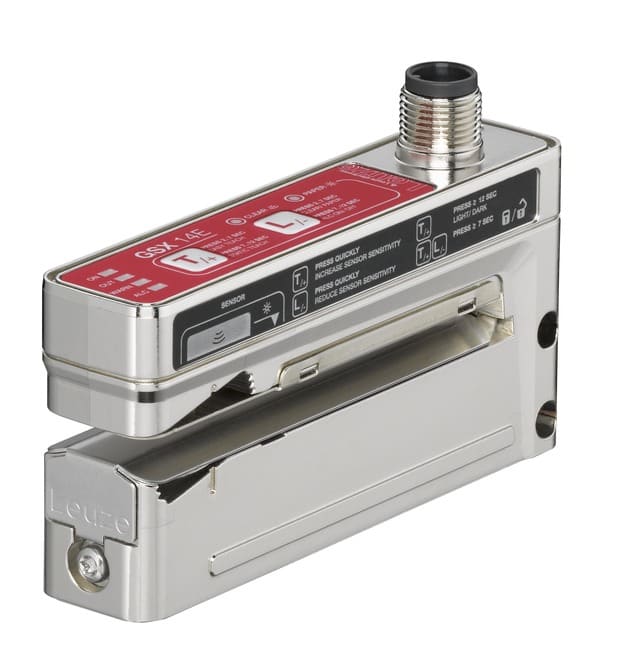Leuze Electronic - GSX14E/LWT.3-M12V Principe physique: Optique et ultrasons Application: Détection