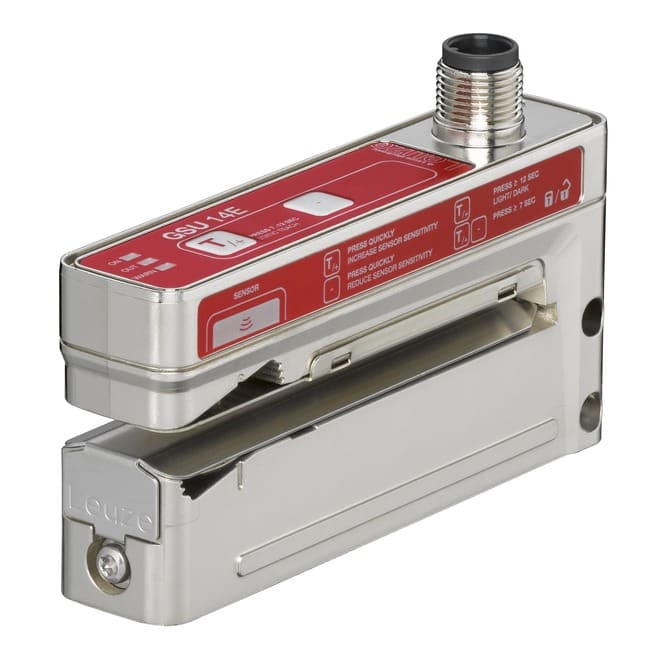 Leuze Electronic - GSU14E/16T.3-M12V Principe physique: Ultrasons Application: Détection d'étiquett