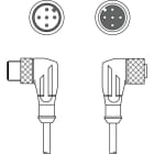 Leuze Electronic - KDS DN-M12-5W-M12-5W-P3-150 Adapté pour interface: CANopen, DeviceNet Connexion