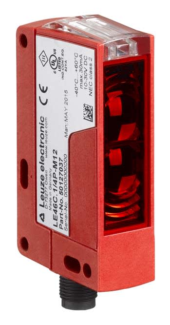 Leuze Electronic - PRK46C/4X-M12 Portée limite: 0,1 ... 30 m Source lumineuse: LED, Rouge Tension d