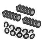 Leuze Electronic - MTKZ DEMO SET Forme: Rond Surface réfléchissante, diamètre: 15 mm Support: Plast