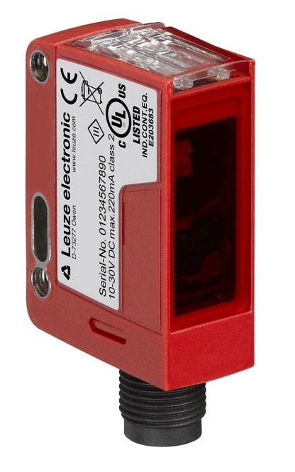Leuze Electronic - DRT25C.3R/L6-M12 Application: Détection de packs de bouteilles et de canettes Po