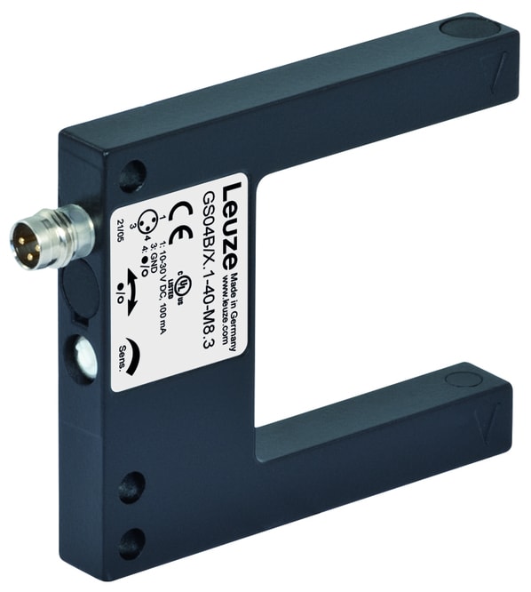 Leuze Electronic - GS04B/P.1-40-M8.3 Principe physique: Optique Source lumineuse: LED, Rouge Tensio