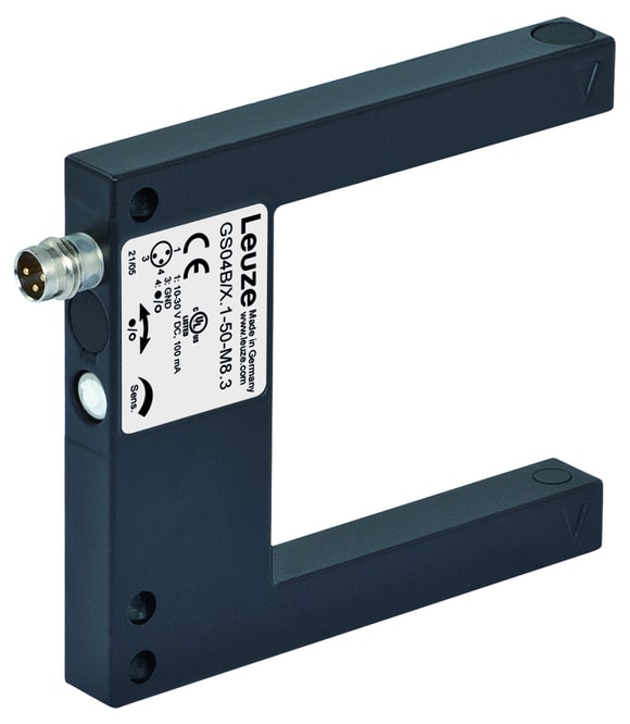 Leuze Electronic - GS04B/P.1-50-M8.3 Principe physique: Optique Source lumineuse: LED, Rouge Tensio
