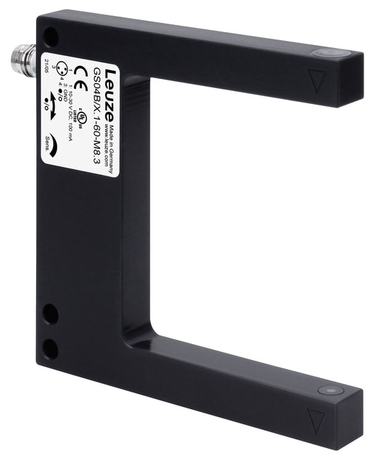 Leuze Electronic - GS04B/N.1-60-M8.3 Principe physique: Optique Source lumineuse: LED, Rouge Tensio