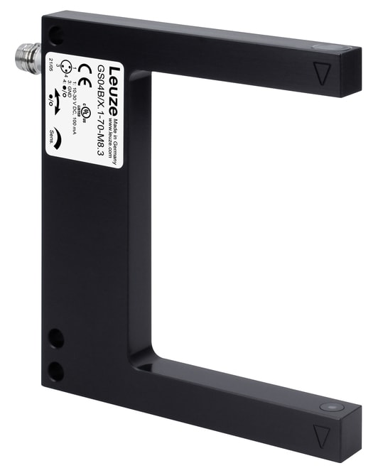Leuze Electronic - GS04B/N.1-70-M8.3 Principe physique: Optique Source lumineuse: LED, Rouge Tensio