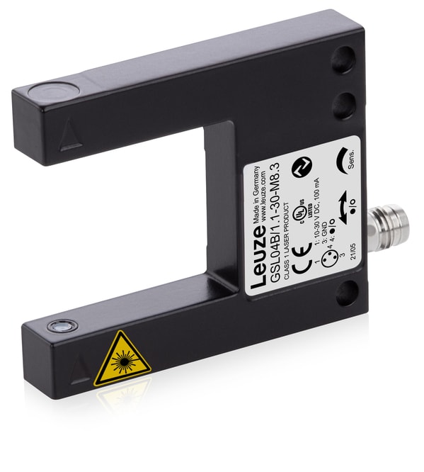 Leuze Electronic - GSL04B/1.1-30-M8.3 Principe physique: Optique Source lumineuse: Laser, Rouge Ten