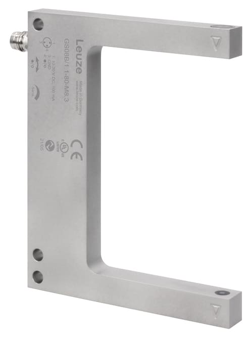 Leuze Electronic - GS08B/1.1-80-M8.3 Principe physique: Optique Source lumineuse: LED, Rouge Tensio