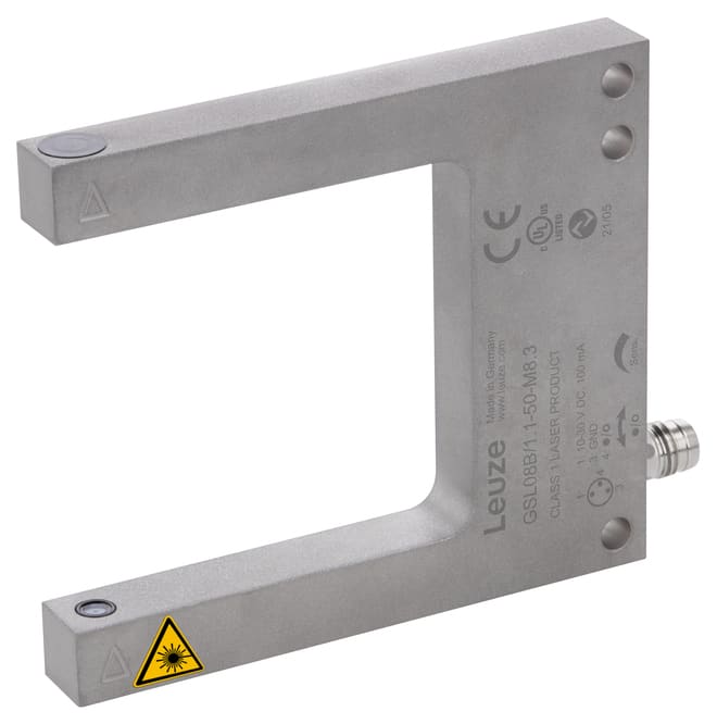 Leuze Electronic - GSL08B/1.1-50-M8.3 Principe physique: Optique Source lumineuse: Laser, Rouge Ten
