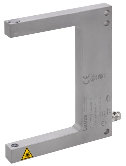 Leuze Electronic - GSL08B/1.1-80-M8.3 Principe physique: Optique Source lumineuse: Laser, Rouge Ten