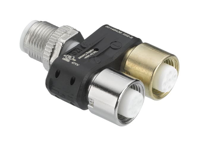 Leuze Electronic - YV U-SDD-25-25-25-X02-S Nombre de connexions: 3 pièce(s) Connexion 1: Connecteur