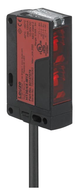 Leuze Electronic - HT36/2 Portée limite: 0,01 ... 2,5 m Source lumineuse: LED, Rouge Tension d'alim