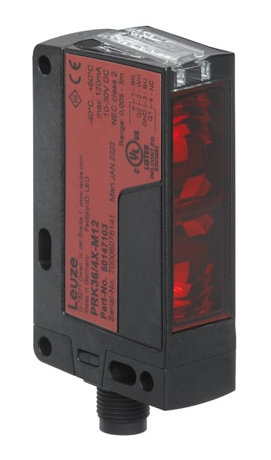 Leuze Electronic - LE36.1/4X-M12 Portée limite: 0 ... 100 m Tension d'alimentation: 10 ... 30 V, CC
