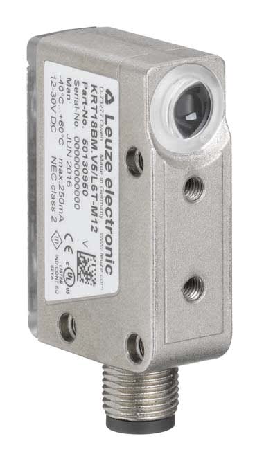 Leuze Electronic - KRT18BW.V2/G6T-M12 Portée de fonctionnement: 13 mm, ± 3 mm Source lumineuse: LED