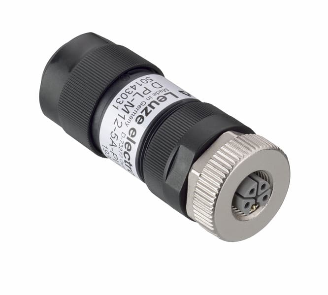 Leuze Electronic - D PL-M12-5A-PWR Nombre de connexions: 2 pièce(s) Connexion 1: Connecteur rond, M