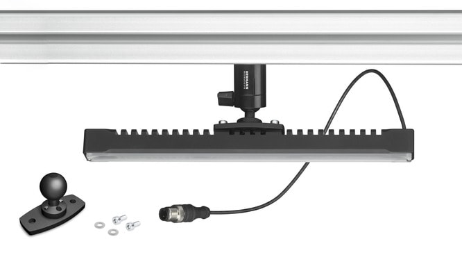 Leuze Electronic - BTK IL BA 012 Adapté pour: Éclairage IL BA 012 ... Fixation, côté installation: