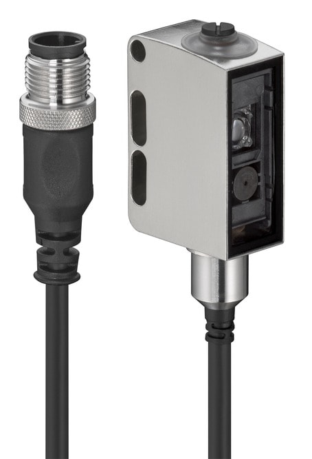 Leuze Electronic - HT55CL1/LG-200-M12 Modèle spécial: Design Wash-Down Portée limite: 0,015 ... 0,4