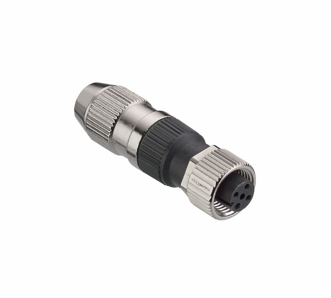 Leuze Electronic - D U-M12-4A-M-SK Connexion: Connecteur rond, M12, Axiale, Prise femelle, Codage A