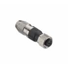 Leuze Electronic - D U-M12-4A-M-SK Connexion: Connecteur rond, M12, Axiale, Prise femelle, Codage A