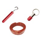 Leuze Electronic - AC-KT20-ERS Constitué de: Câble métallique de 20 m, Tourillon réglable (AC-SBO-E